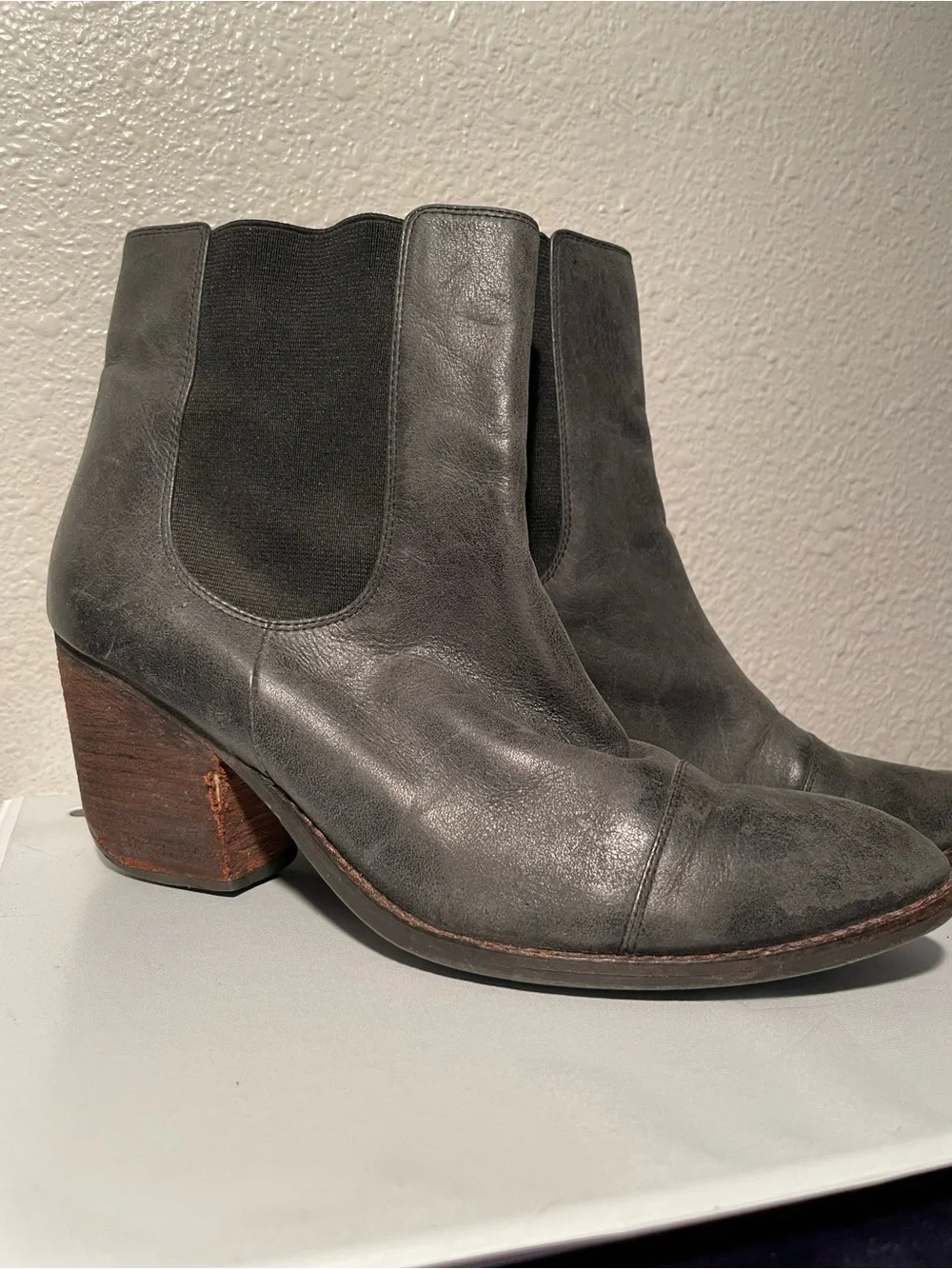 Jeffrey Campbell handmade Ibiza Last Black Leather Boots 9.5